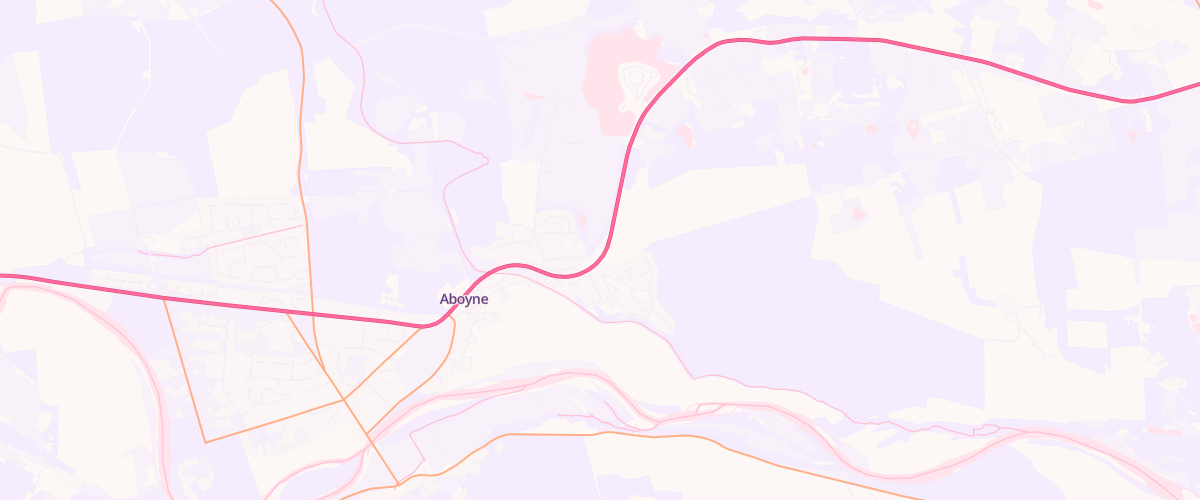 Map showing the location of Aboyne Service Station Ltd