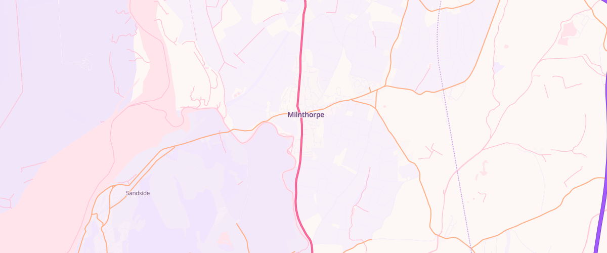 Map showing the location of Gem Milnthorpe