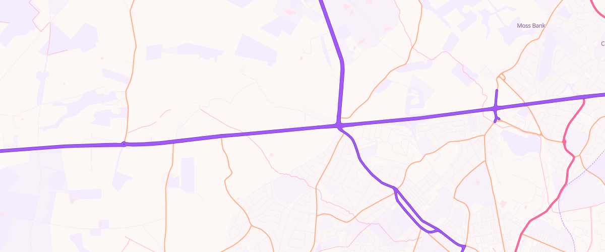 Map showing the location of Windle Island Express