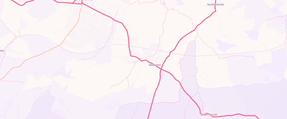 Map showing the location of Misterton Garage Ltd