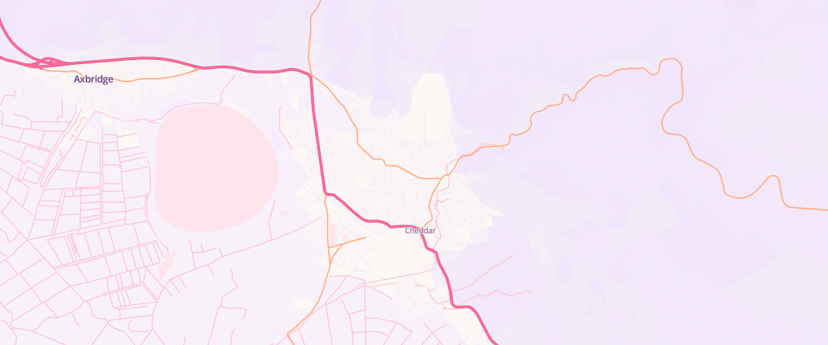 Map showing the location of Cheddar Fuel Station Ltd