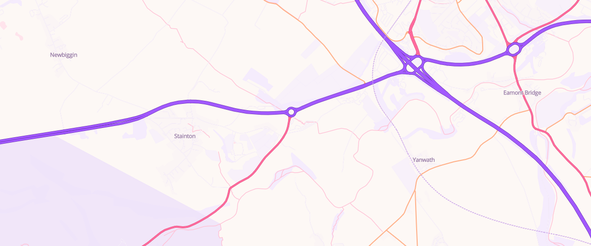 Map showing the location of Rheged