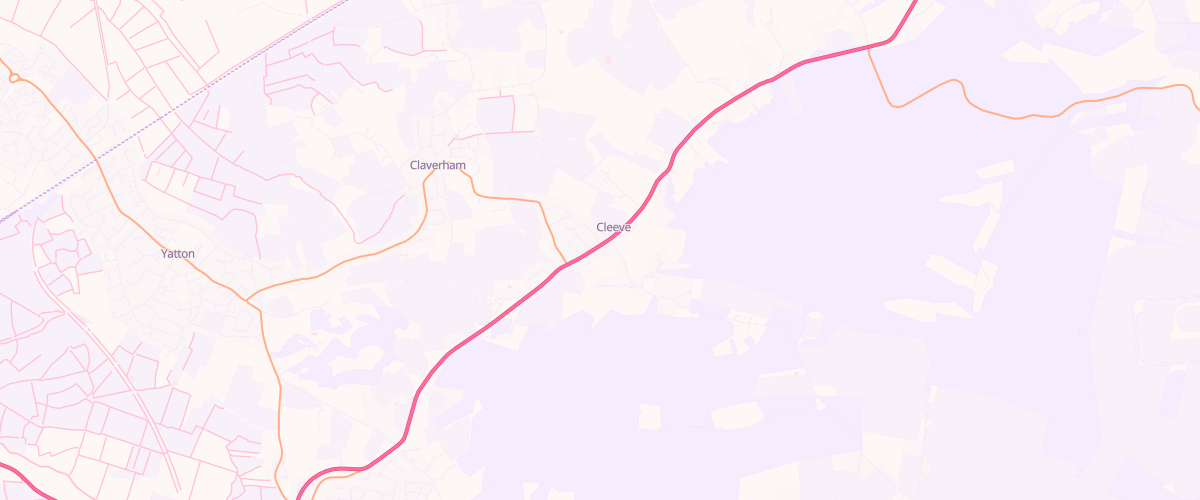 Map showing the location of Tout's Cleeve