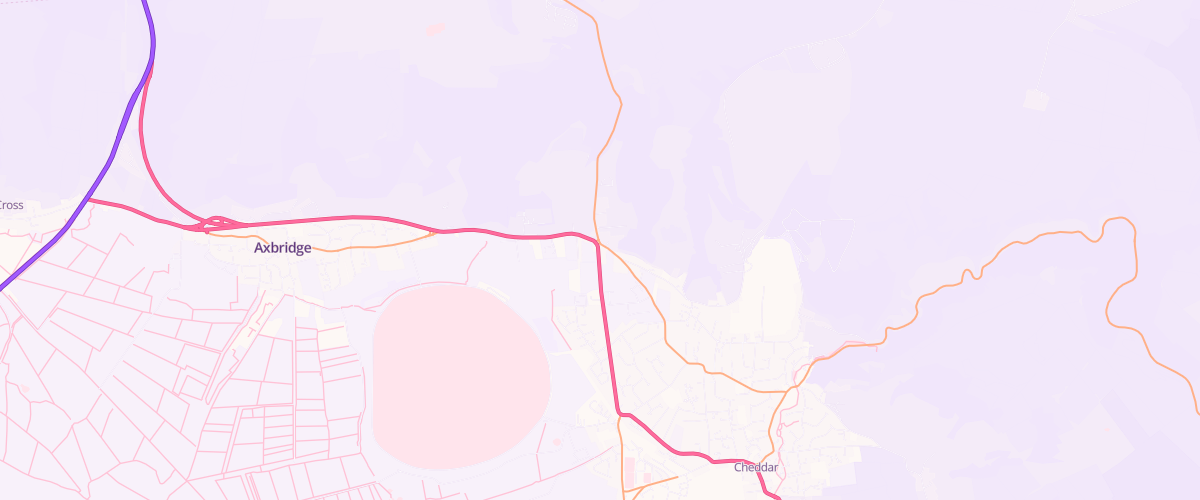 Map showing the location of Mfg Cheddar