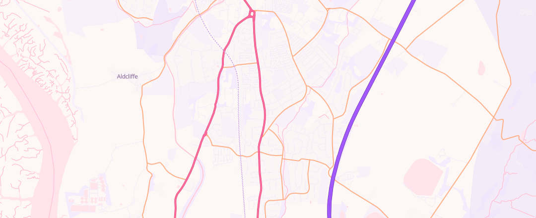Map showing Progressive Garage, Lancaster