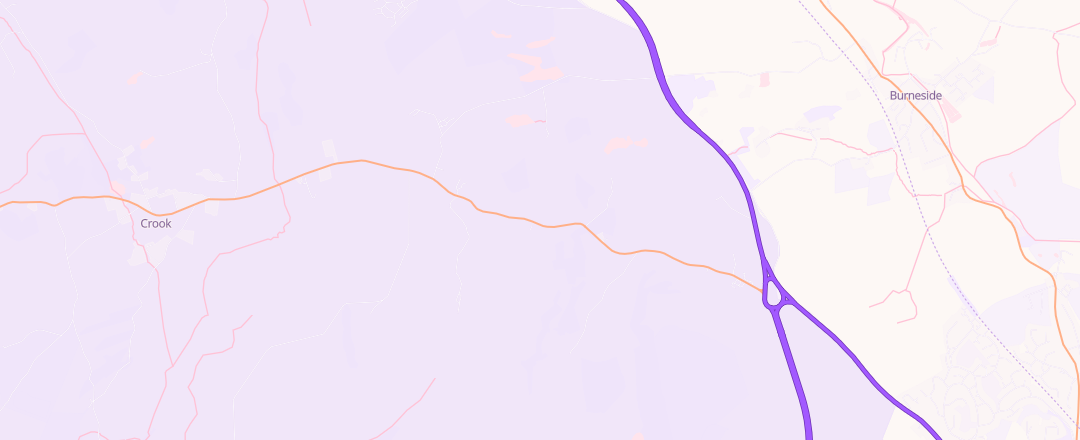Map showing Halhead Garage, Kendal