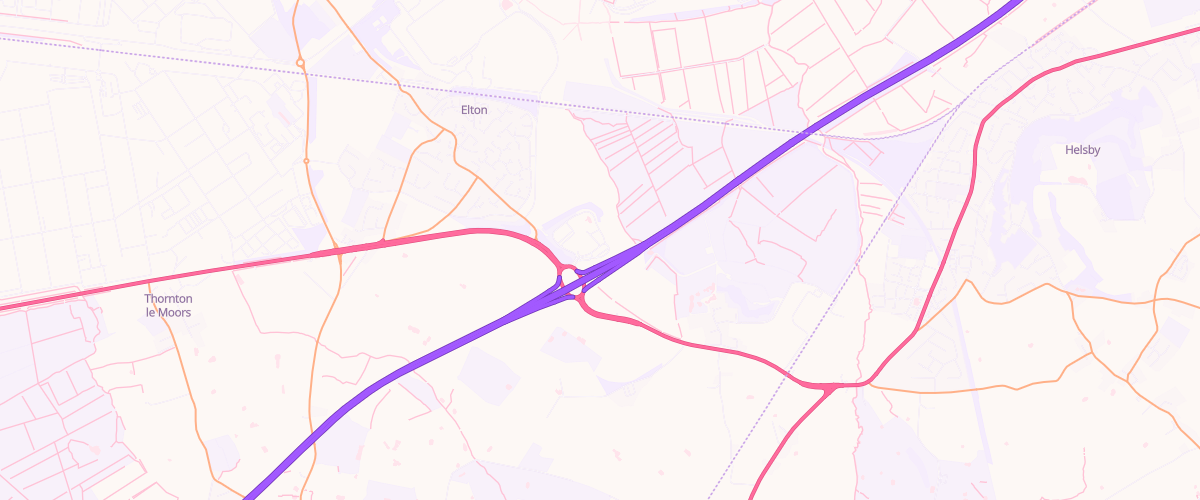 Map showing the location of Shell Hapsford Mwsa
