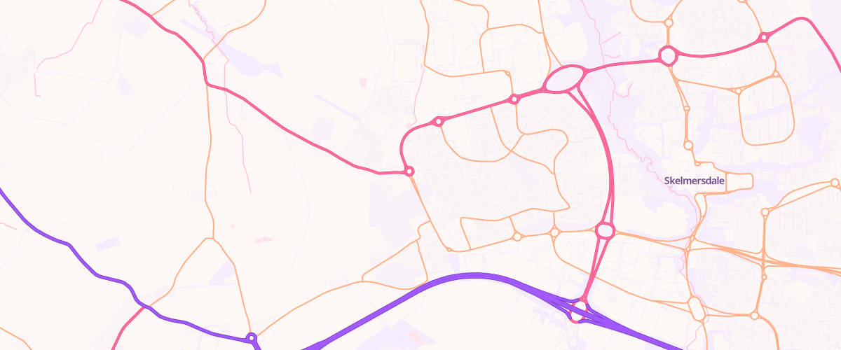 Map showing the location of Asda Newtown Express Petrol
