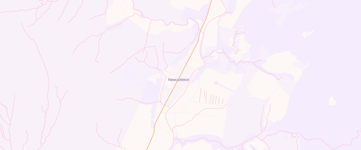 Map showing the location of Newcastleton Fuel Express Automat