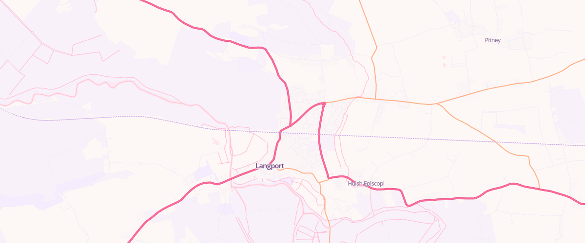 Map showing the location of Shires Garage