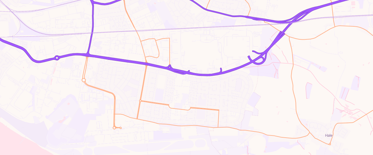 Map showing the location of Mfg Morrisons Liverpool Speke