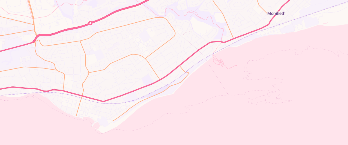 Map showing the location of Dalhousie Esso Express