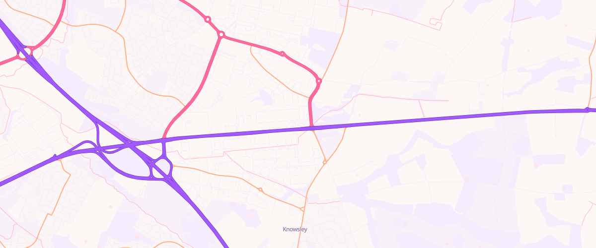 Map showing the location of Eg Coopers Lane Pfs