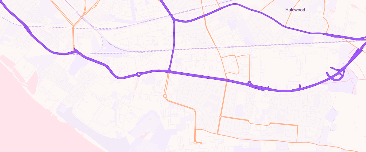 Map showing the location of Eg Speke Pfs