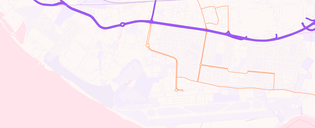 Map showing Tom Tully Tyre Services, Liverpool