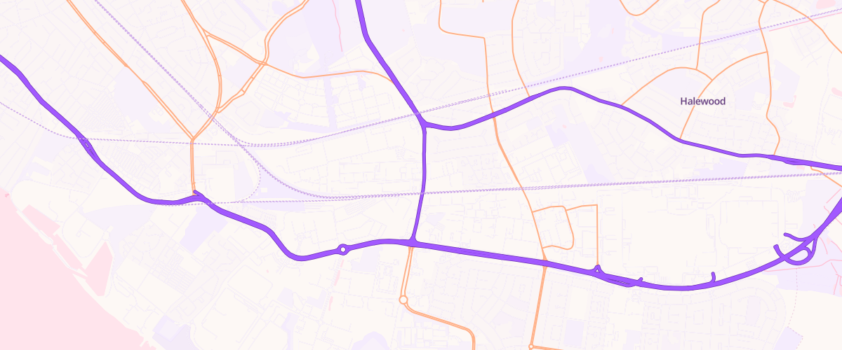 Map showing the location of Bp Harvest Energy Speke