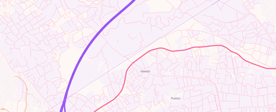 Map showing Middletons Motorcare Limited, Weston Super Mare