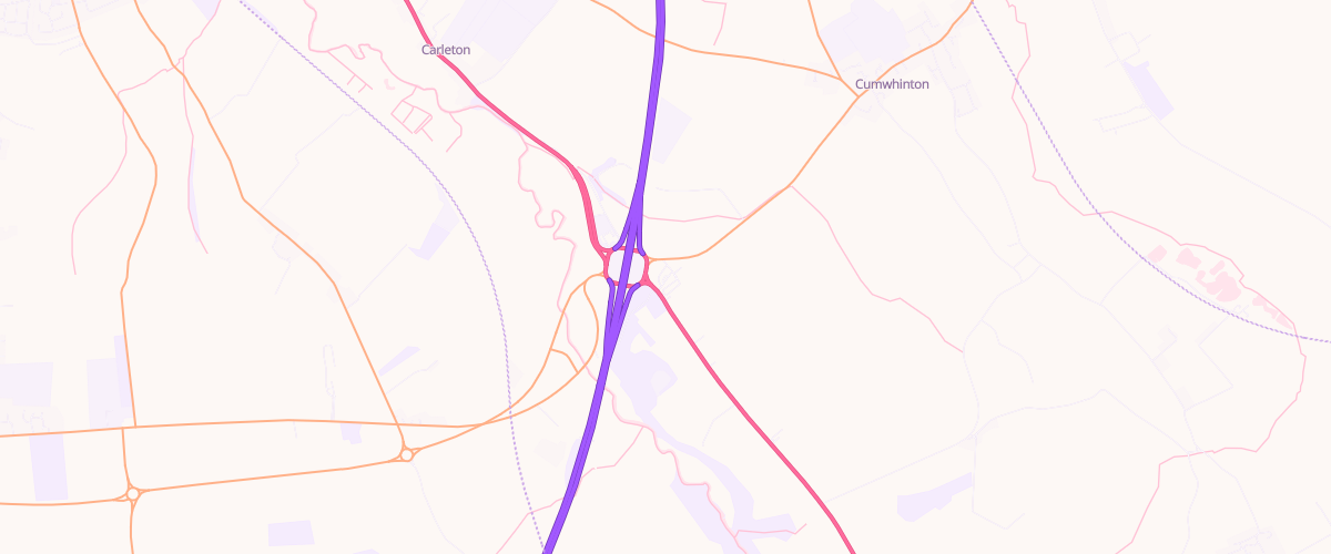 Map showing the location of Exelby Services Golden Fleece