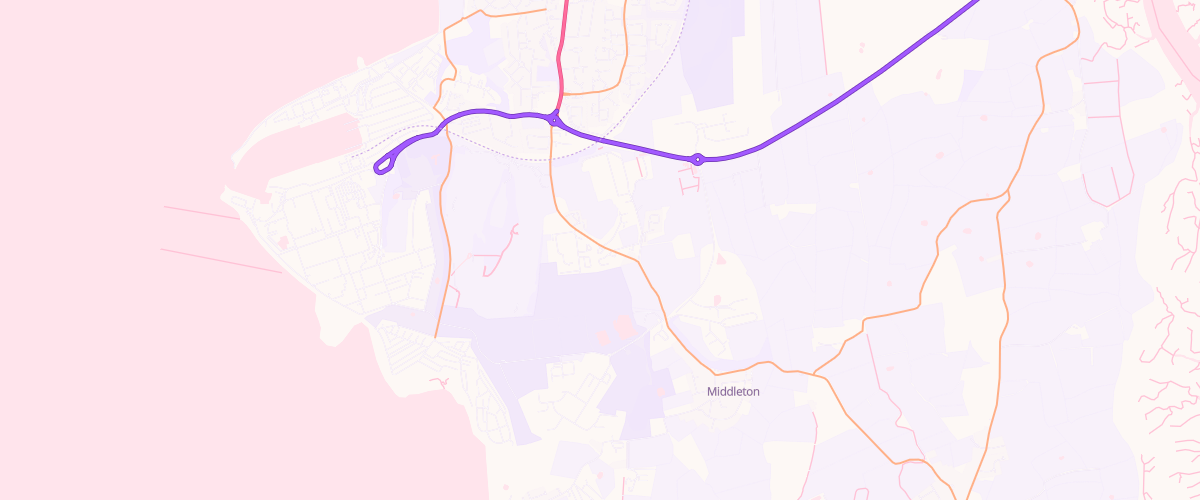 Map showing the location of Broadgate Garage Ltd