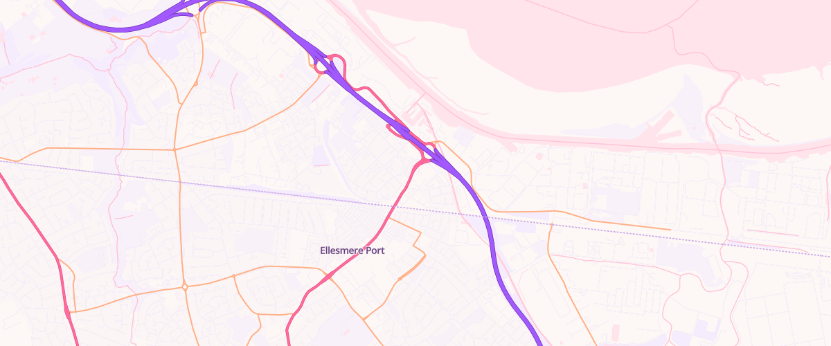 Map showing the location of Shell Mersey View