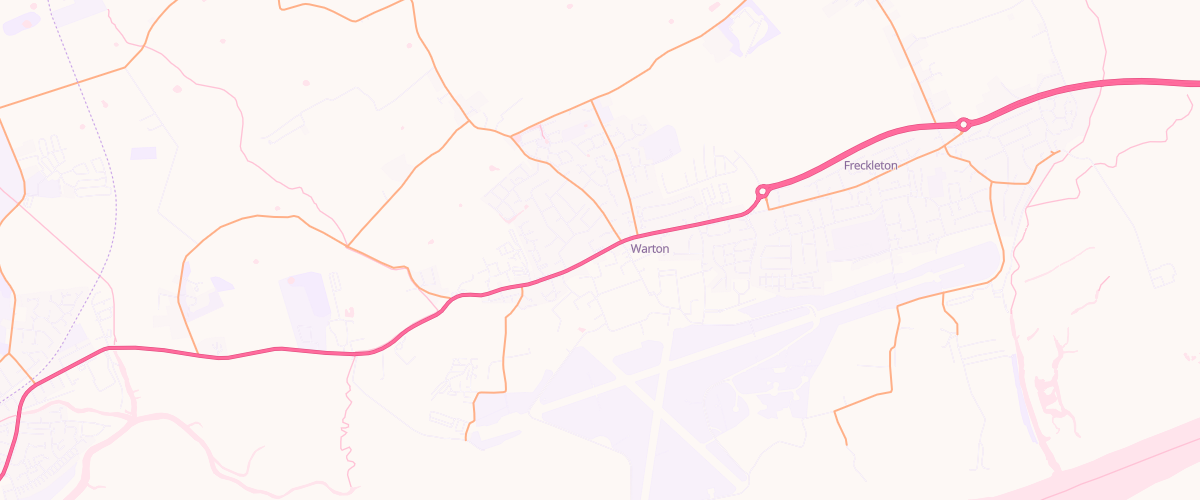 Map showing the location of Gem Warton