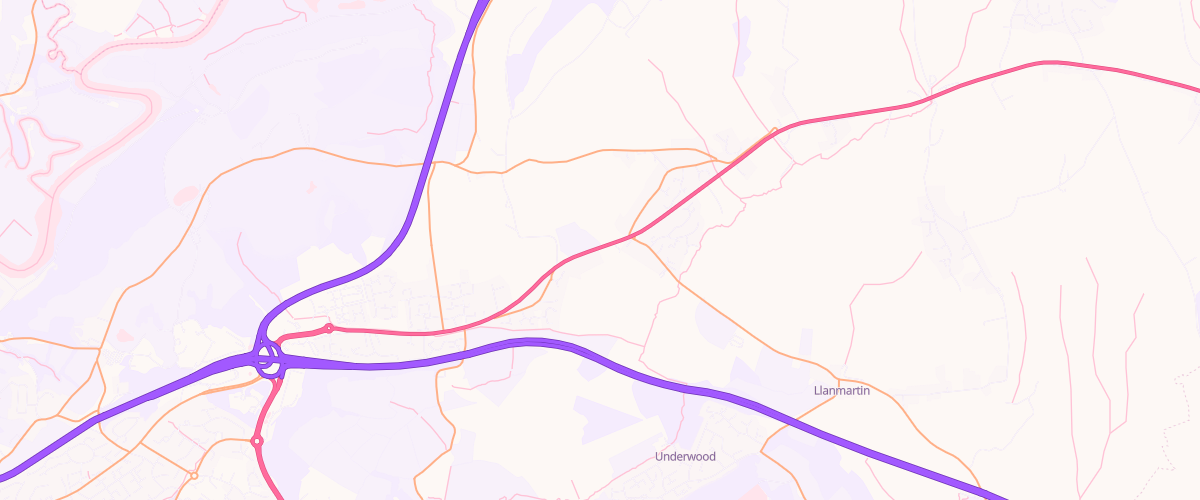 Map showing the location of Hillcroft Stores