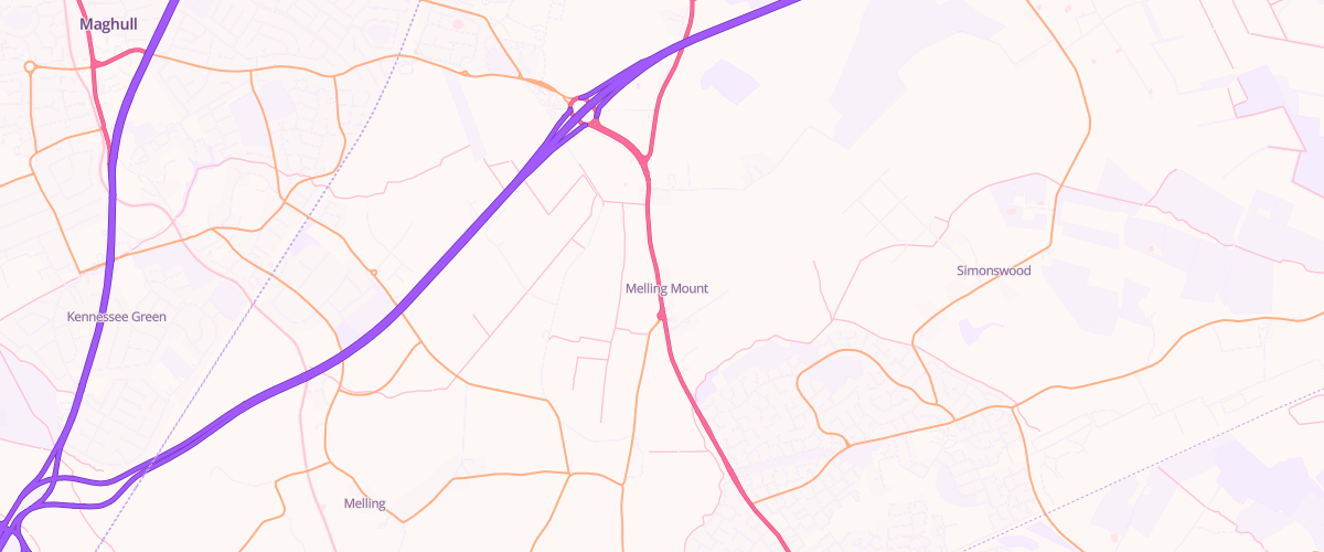 Map showing the location of Mount Service Station