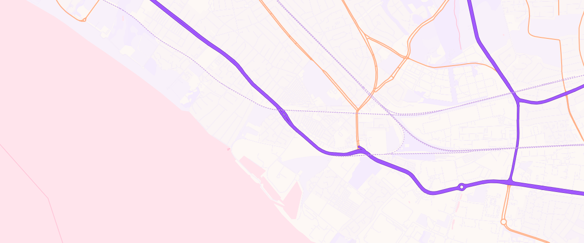 Map showing the location of Go Garston Way