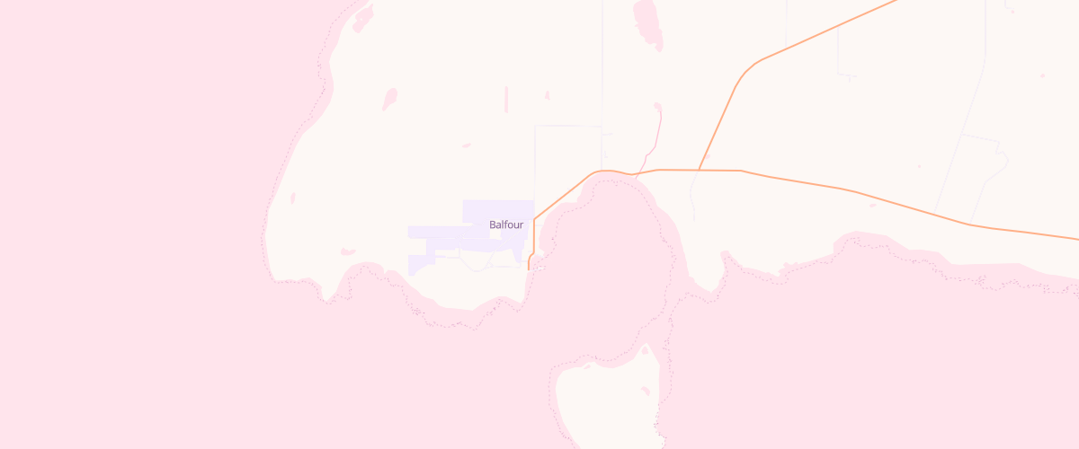 Map showing the location of Thomas Sinclair