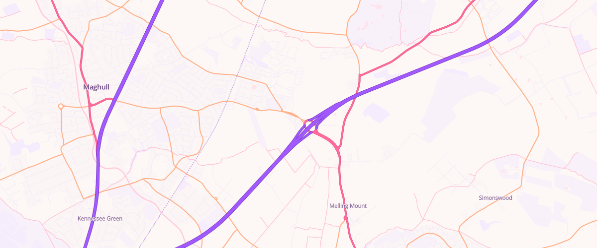 Map showing the location of Eg Old Meadow Pfs