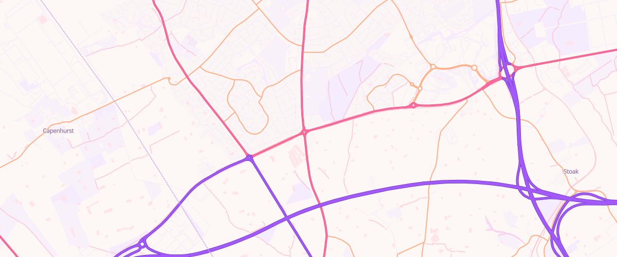 Map showing the location of Mfg Strawberry
