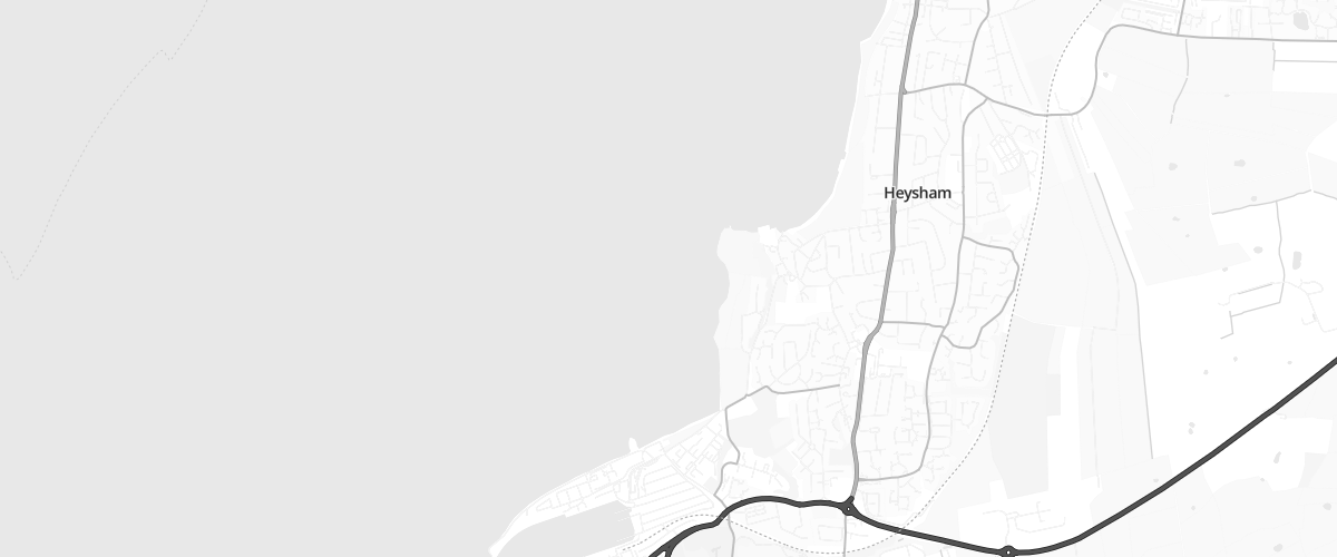 Map showing the location of Morgan Fuels Heysham