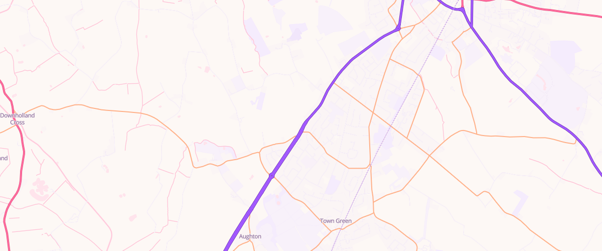 Map showing the location of Eg Aughton Pfs