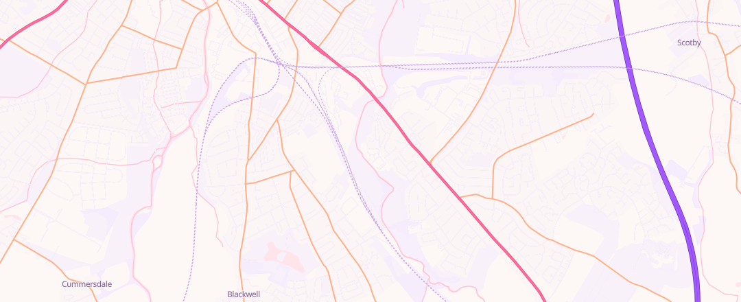 Map showing Fleetwise Solutions Ltd, Carlisle