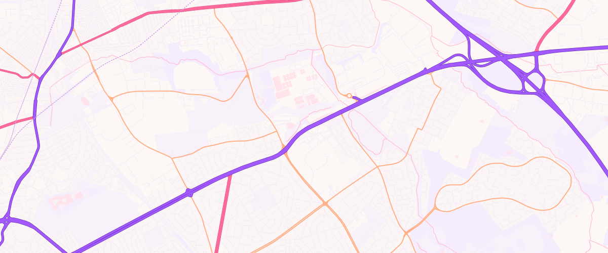 Map showing the location of Eg Sugarbrook Pfs