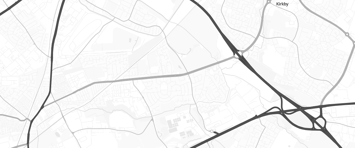 Map showing the location of Shell Fazakerley