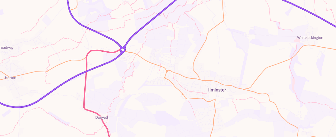 Map showing J Brake And Son Ltd, Ilminster