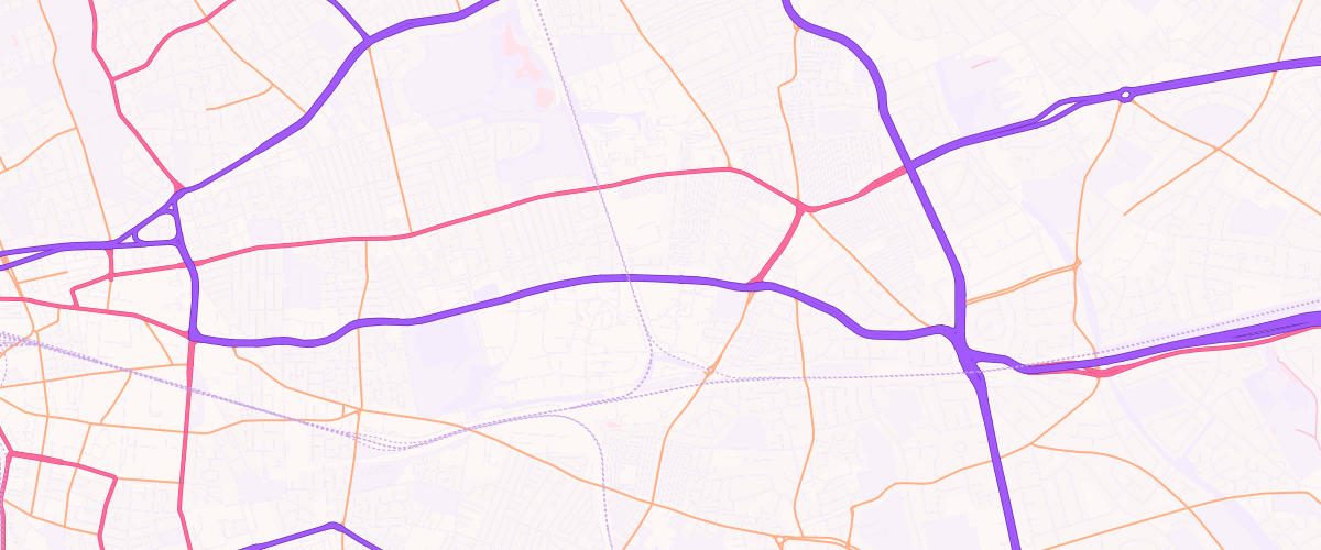Map showing the location of Stanley Service Station
