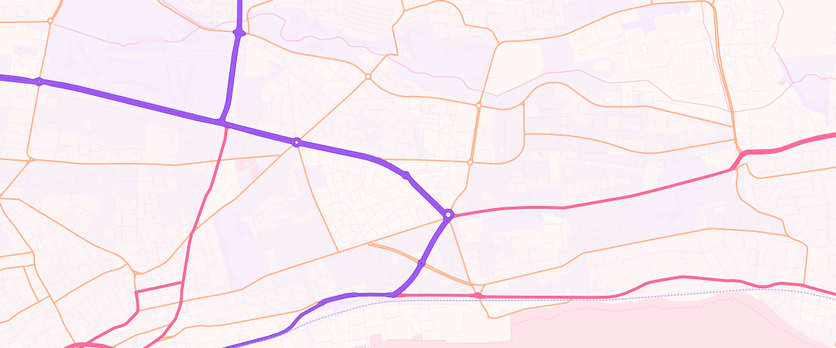 Map showing the location of Asda Dundee Milton Superstore