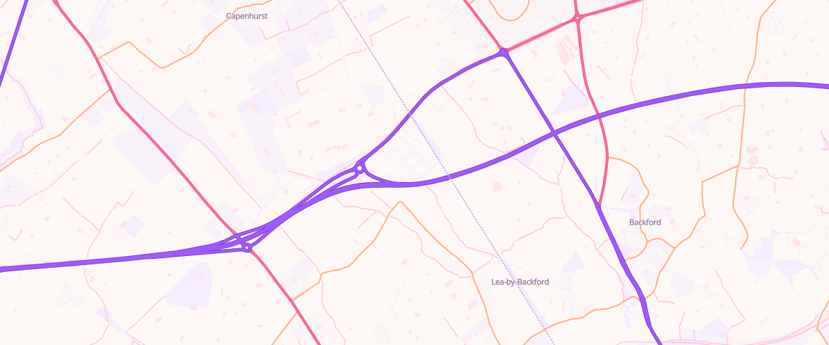 Map showing the location of Costco Wholesale Chester
