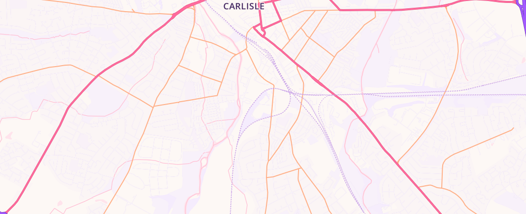 Map showing Bryan Fell Motor Engineers, Carlisle