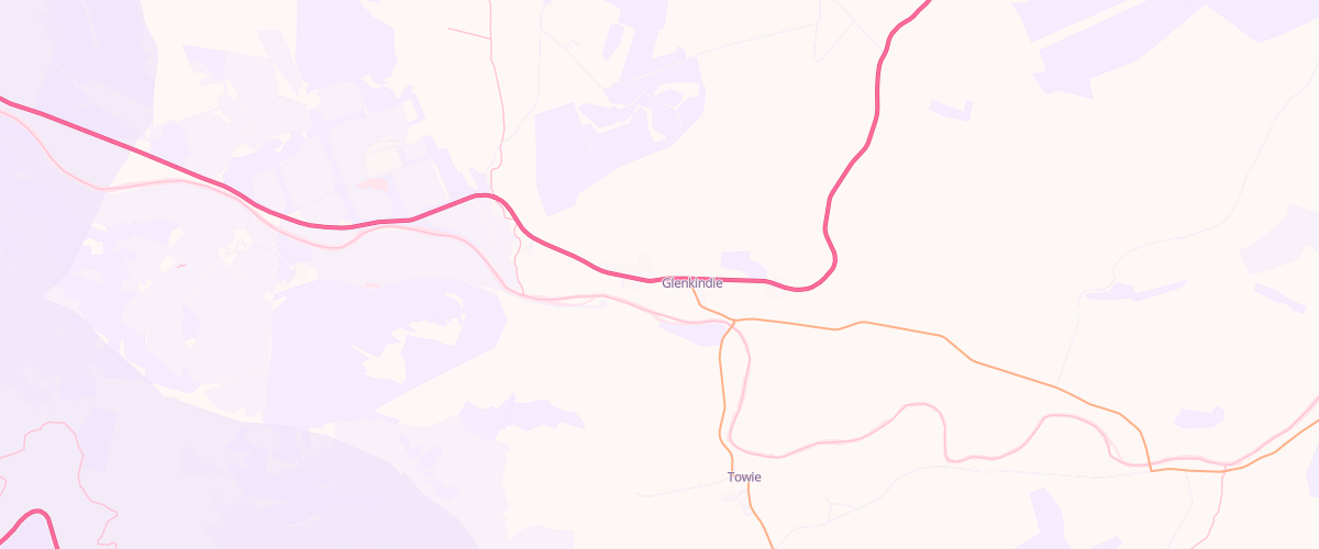Map showing the location of Central Garage
