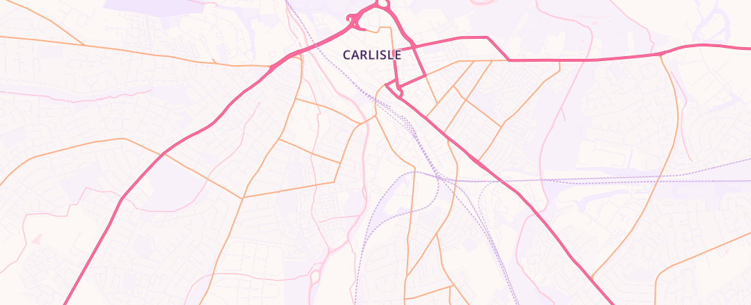 Map showing G W Auto Repairs, Carlisle