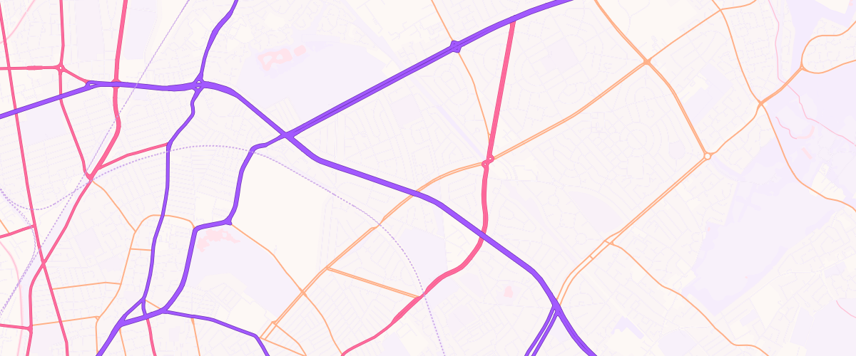 Map showing the location of Asda Walton Superstore