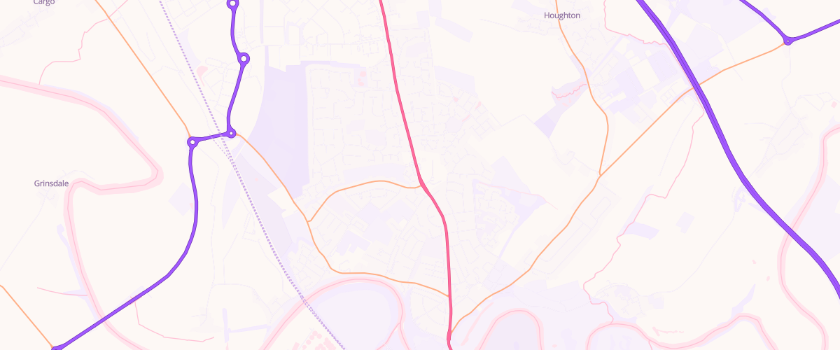 Map showing the location of Mfg Morrisons Carlisle