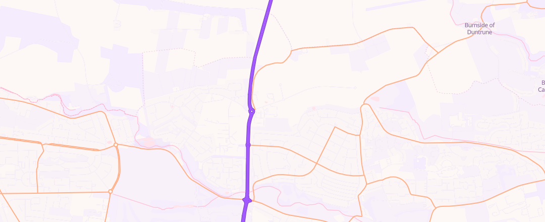 Map showing Struan Toyota, Dundee