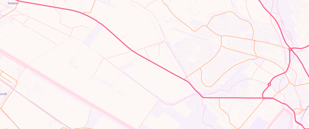 Map showing the location of Cottage Service Station