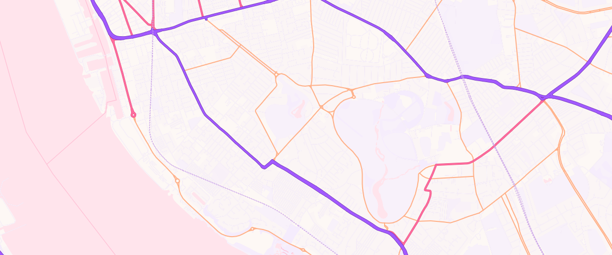 Map showing the location of Esso Victoria Service Station