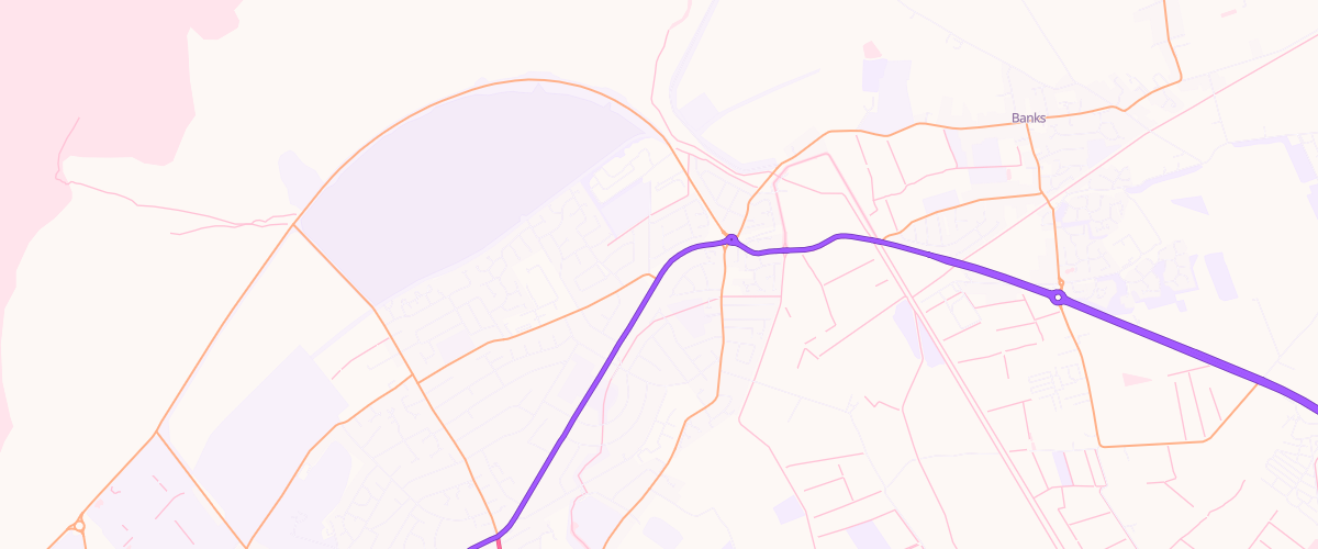 Map showing the location of Mfg Crossens