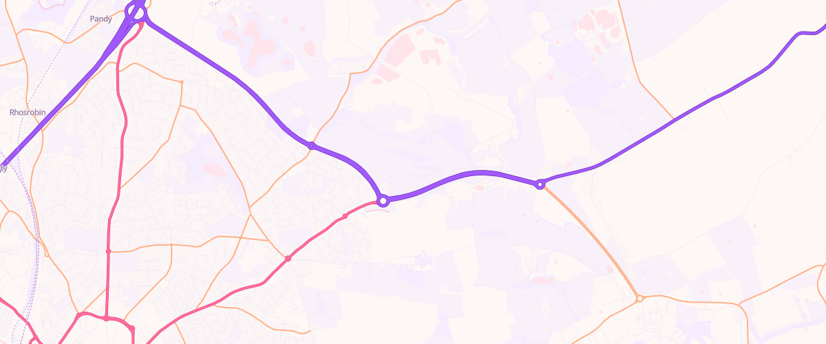 Map showing the location of Asda Holt Road Express